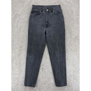 Vintage Jordache Basics High Rise‎ Taper Jeans Women's 12 Gray Denim USA 80s-90s